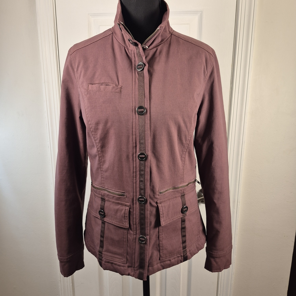 PrAna Lightweight Utility Jacket Size S Pockets Galore Casual for Travel